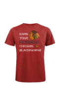 Chicago Blackhawks Red Earn Your Feathers Fashion Tee