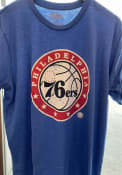 Philadelphia 76ers Blue Pop Primary Fashion Tee