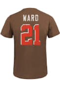 Denzel Ward Cleveland Browns Majestic Threads Name And Number T-Shirt - Brown