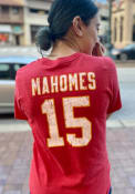 Patrick Mahomes Kansas City Chiefs Majestic Threads Name And Number T-Shirt - Red