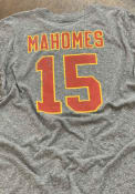 Patrick Mahomes Kansas City Chiefs Majestic Threads Name and Number T-Shirt - Grey