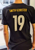 JuJu Smith-Schuster Pittsburgh Steelers Majestic Threads Primary Name And Number T-Shirt - Black