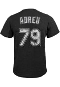Jose Abreu Chicago White Sox Majestic Threads Name And Number T-Shirt - Black