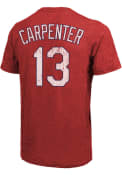 Matt Carpenter St Louis Cardinals Majestic Threads Name And Number T-Shirt - Red