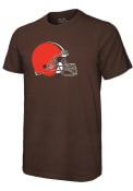 Cleveland Browns Primary Logo Fashion T Shirt - Brown