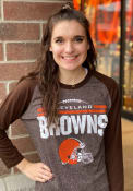 Cleveland Browns Laces Out Fashion T Shirt - Brown