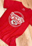 Kansas City Chiefs Womens End Around Boyfriend T-Shirt - Red