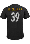 Minkah Fitzpatrick Pittsburgh Steelers Majestic Threads Name And Number T-Shirt - Black