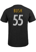 Devin Bush Pittsburgh Steelers Majestic Threads Name And Number T-Shirt - Black