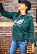 Philadelphia Eagles Womens Primary Logo Hooded Sweatshirt - Midnight Green