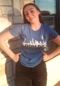 Dallas Mavericks Womens Skyline T-Shirt - Blue