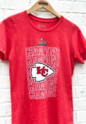 Kansas City Chiefs Womens Super Bowl LIV Champions T-Shirt - Red