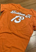 Odell Beckham Jr Cleveland Browns Womens Majestic Threads Boyfriend T-Shirt - Orange