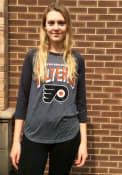 Philadelphia Flyers Womens Raglan T-Shirt - Grey