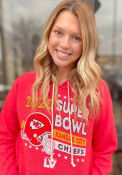 Kansas City Chiefs Super Bowl LV Triple Option Fashion Hood - Red