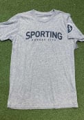 Sporting Kansas City Wordmark Fashion T Shirt - Grey