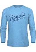Kansas City Royals Alt Wordmark Fashion T Shirt - Light Blue