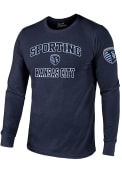 Sporting Kansas City Heart and Soul Fashion T Shirt - Navy Blue