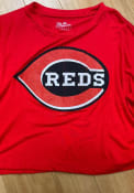Cincinnati Reds Womens Triblend T-Shirt - Red