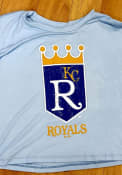 Kansas City Royals Womens Triblend T-Shirt - Light Blue