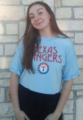 Texas Rangers Womens Desdemona T-Shirt - Light Blue