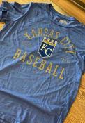 Kansas City Royals Womens Boyfriend T-Shirt - Blue