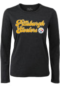 Pittsburgh Steelers Womens Funky Town T-Shirt - Black