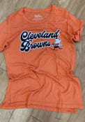 Cleveland Browns Womens Funky Town T-Shirt - Orange