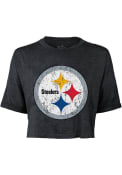 Pittsburgh Steelers Womens Primary T-Shirt - Black