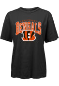 Cincinnati Bengals Womens Burble T-Shirt - Black