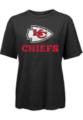 Kansas City Chiefs Womens Chunky T-Shirt - Black