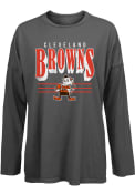 Cleveland Browns Womens Bernard T-Shirt - Grey