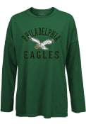 Philadelphia Eagles Womens Field Goal T-Shirt - Kelly Green