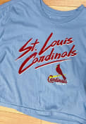 St Louis Cardinals Womens Dirty Dribble T-Shirt - Light Blue