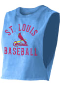 St Louis Cardinals Womens Field Goal Tank Top - Light Blue