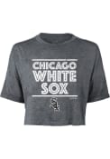 Chicago White Sox Womens Phosphate T-Shirt - Grey