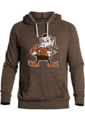 Cleveland Browns Retro Logo Fashion Hood - Brown