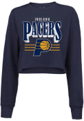 Indiana Pacers Womens Burble T-Shirt - Navy Blue
