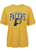 Indiana Pacers Womens Burble T-Shirt - Gold