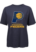 Indiana Pacers Womens Echo T-Shirt - Navy Blue