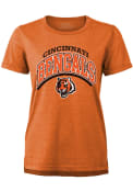 Cincinnati Bengals Womens Boyfriend T-Shirt - Orange