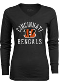 Cincinnati Bengals Womens Triblend T-Shirt - Black
