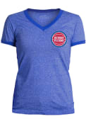 Detroit Pistons Womens Primary T-Shirt - Blue