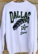 Dallas Stars Womens Bank Shot Crew Sweatshirt - White