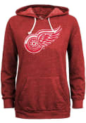 Detroit Red Wings Womens Primary Hooded Sweatshirt - Red