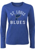 St Louis Blues Womens Field Goal T-Shirt - Blue