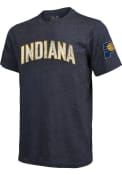 Indiana Pacers City Wordmark Fashion T Shirt - Navy Blue