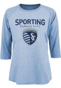 Sporting Kansas City Womens Raglan T-Shirt - Blue