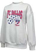FC Dallas Womens Vintage Crew Sweatshirt - White