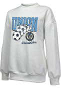 Philadelphia Union Womens Vintage Crew Sweatshirt - White